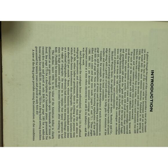 1969 Reprint of 1902 Edition The Sears Roebuck Catalog Paperback Book Vintage - Picture 10 of 10